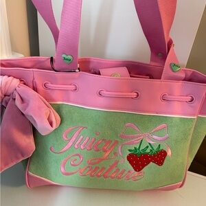 Juicy Couture Retro Strawberry Tote